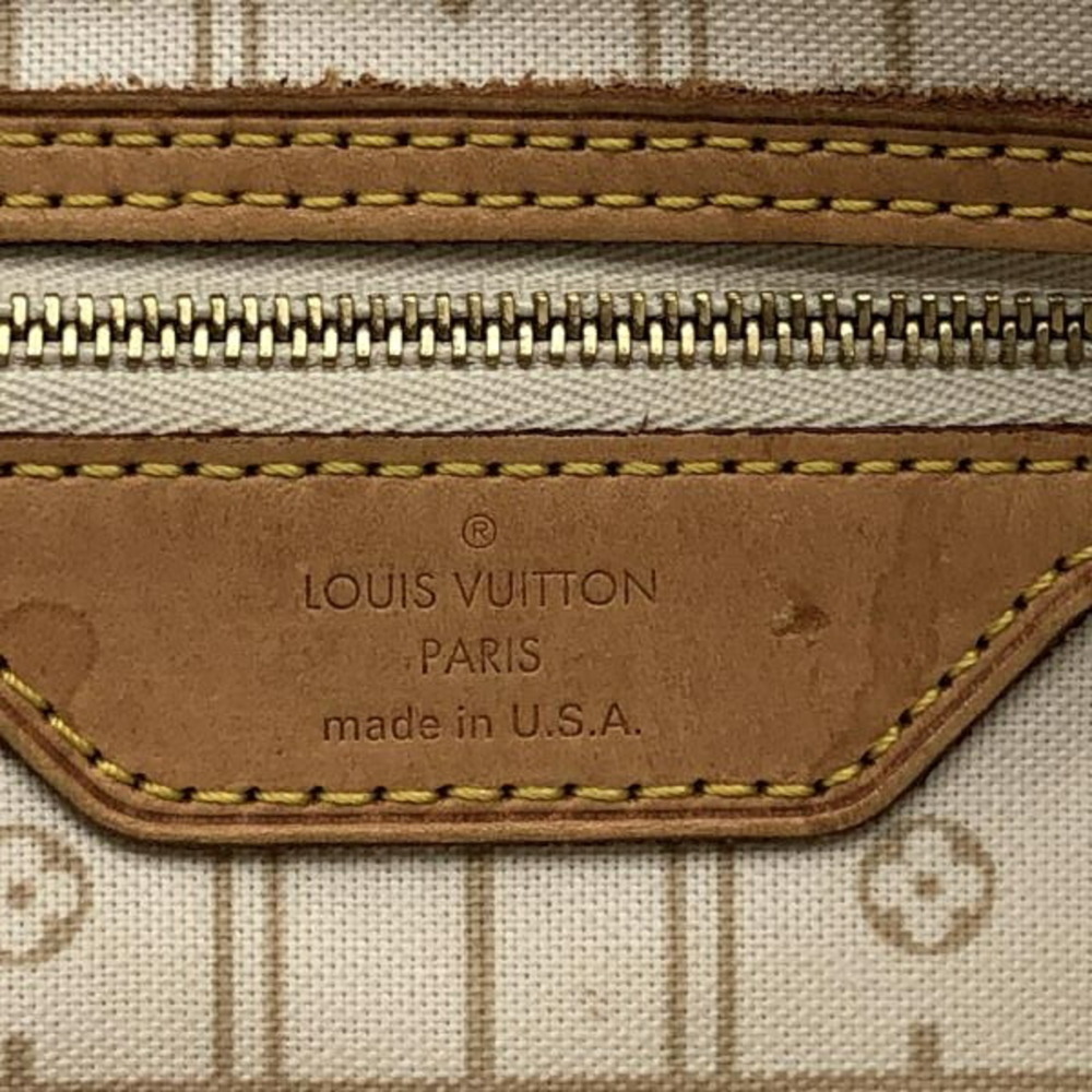 LOUIS VUITTON Neverfull MM M51107 Damier Azur Tote Bag Louis Vuitton - Picture 9 of 10